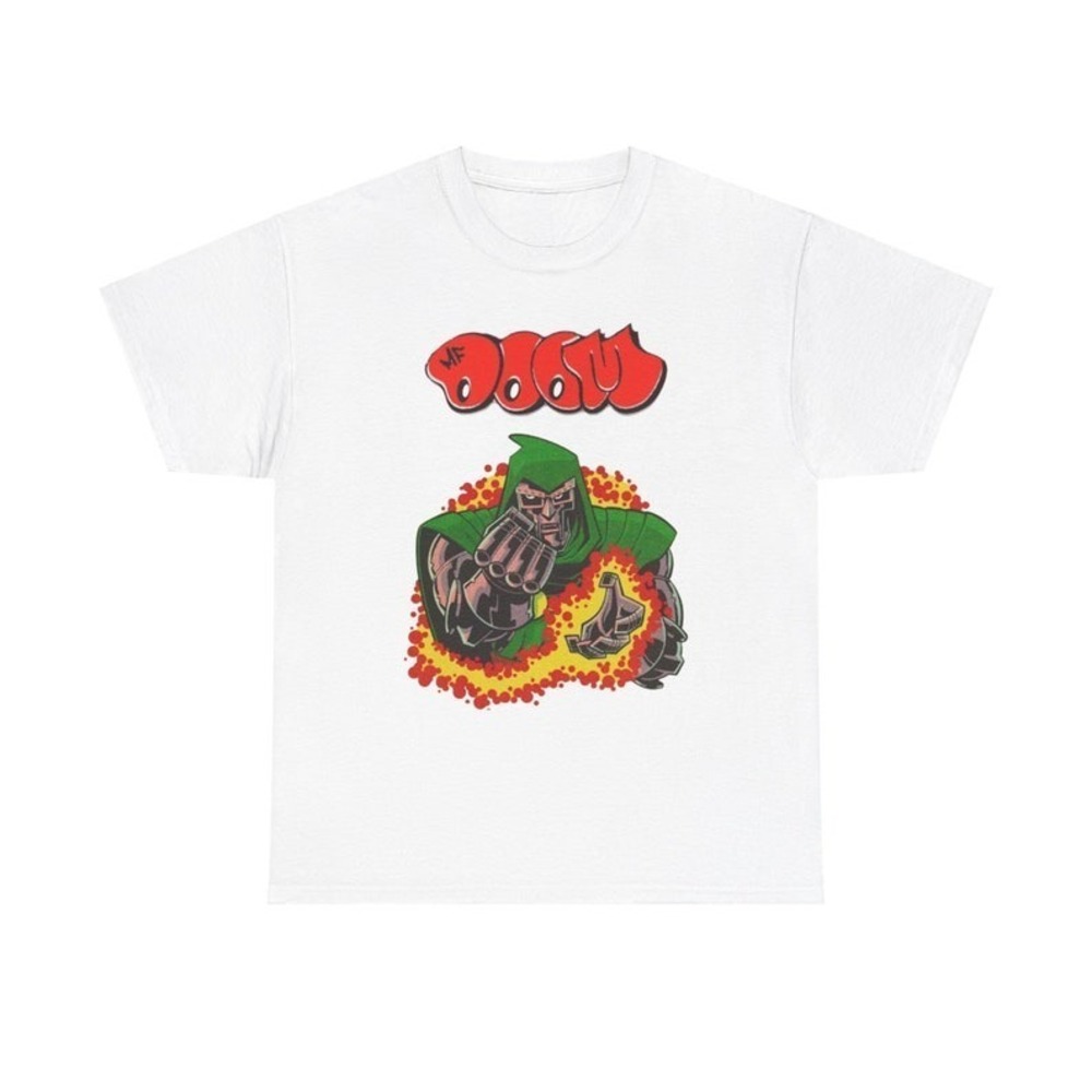 MF DOOM T-shirt Mf Doom Graphic White Shirt